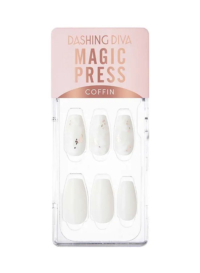 DASHING DIVA Magic Press Gorgeous White