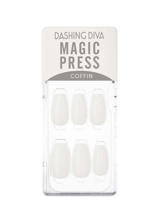 DASHING DIVA Magic Press Pure White