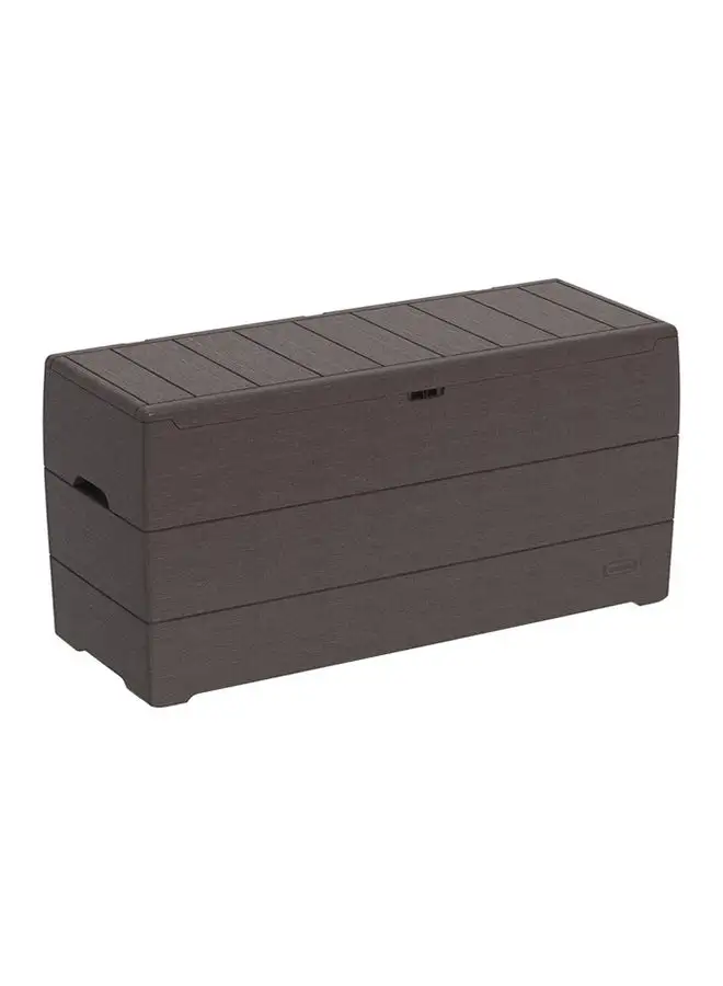 Cosmoplast Cedargrain Deck Storage Box Brown 270.0Liters