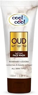 Cool & Cool Oud Face Wash for All Skin Types | Rosemary & Jojoba, Moisturies & Refreshes Skin, 150ml