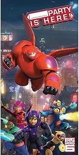 Unique Party 72046 - Disney Big Hero 6 Door Banner, 5ft x 2.5ft