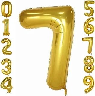 Gold Number Balloons 40inch Helium Birthday Balloons Foil Mylar Digital Balloons for Birthday Engagement Wedding Bridal Shower Anniversary (7)