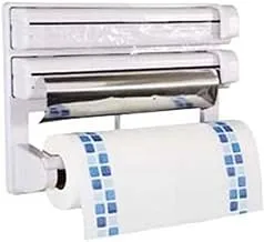 Triple Paper Dispenser, White