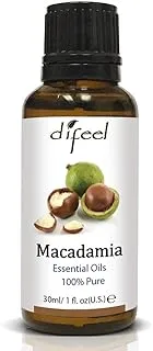 Difeel Macadamia زيت عطري نقي 100٪ ، 1 أونصة