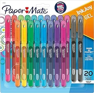 Paper Mate Inkjoy Gel Pens Medium Point (0.7mm) Capped, 14 Count, Assorted Colors (2023009)