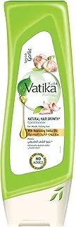 Vatika Naturals Spanish Garlic Conditioner 400ml | Natural & Herbal | Smoothen Dull, Dry & Frizzy Hair | For Weak, Falling Hair