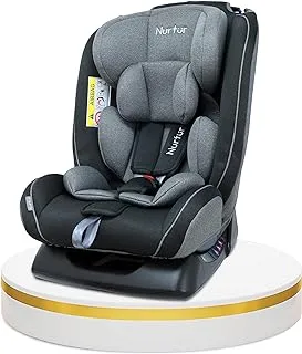 Nurtur Otto Baby/Kids 4-in-1 Car Seat - 4 Position Recline 5-Point Safety Harness – 10 Level Adjustable Headrest, 0 months to 12 years (Group 0+/1/2/3), Upto 36kg (Official Product)