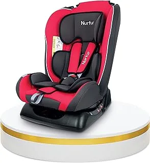 Nurtur Bruno Baby/Kids 3-in-1 Car Seat, Slim & Comfy Design - 4 Positions Recline 5-Point Safety Harness - 143° Angle 0 months to 7 years (Group 0+/1/2), Upto 25kg