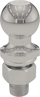 Curt 40051 Stainless Steel Trailer Hitch Ball, 3,500 Lbs, 1-7/8-Inch Diameter, 1 X 2-1/8-Inch Shank