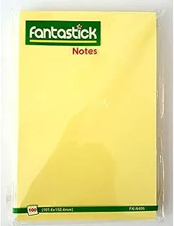 Fantastick FK-N406 Stick Notes 12-Pieces, 4 x 15.24 cm Size, Multicolour