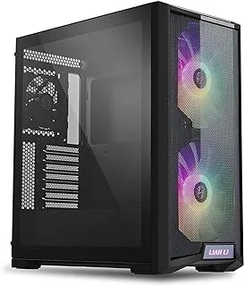 Lian Li LANCOOL 215 Mesh Black Tempered Glass ATX Case - أسود اللون - LANCOOL 215