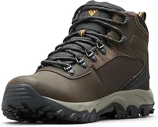 Columbia Men's Newton Ridge Plus Ii Waterproof Wide Hiking Shoe, Cordovan, Squash, 11 / 44 EU