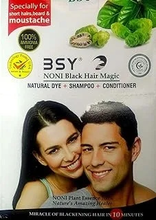 BSY Hair Dye Shampoo Natural Black 12ml