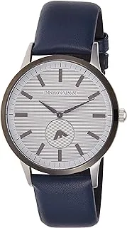 Emporio Armani Men's Quartz Watch, Analog Display and Leather Strap AR11119