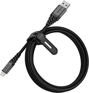 Otterbox 78-52644 Usb A-Lightning 2M Reinforced Braided Cable, Performance Plus Series, Black