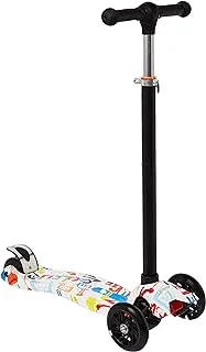 COOLBABY Kids Scooter 3 Wheel 4 Wheel Mini Adjustable Kick Scooter with LED Light Up Wheels