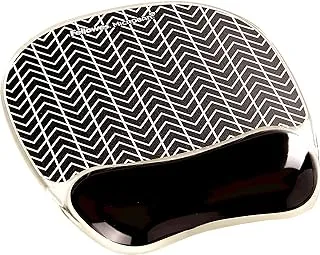 Fellowes Photo Gel Mouse mat with Wrist Support - Chevron