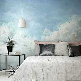 RoomMates RMK11762M Blue In The Clouds Peel and Stick Wall Mural - 10.5 ft. x 6