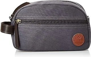 Timberland Men's Travel Kit Toiletry Bag Organizer, Canvas Travel Kit