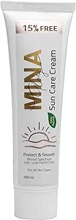 Mina Glory Sun Care Cream 100ml , Broad Spectrum Sun Protection from Rays of the Sun, High protection from the harmful effects of the sun, leaving your skin feeling safe, soft, and hydrated