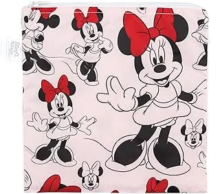 Bumkins Disney Snack Bag, REUSable, Washable, Minnie MoUSe