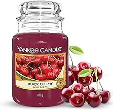 Yankee Candle Large Jar Candle, Black Cherry,22 Oz