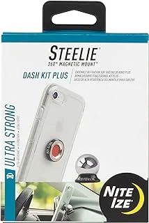 Nite Ize Original Steelie Dash Mount Kit Plus أسود STCKP-01-R8