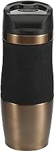 BERGNER NEON CLASSIC VACUUM TRAVEL MUG 360ML, STAINLESS STEEL, BROWN COLOR, BG37518BR