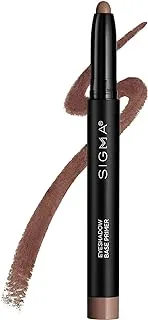 Sigma Beauty MATTE Eyeshadow Base Primer in Earthen, Long wear, Crease resistant, smudge proof & blendable vegan cream crayon stick with built-in sharpener.