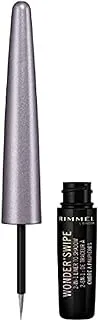 Rimmel London, Wonder'swipe 2-in-1 eyeliner to Shadow, 01 Slay, 1.7 ml