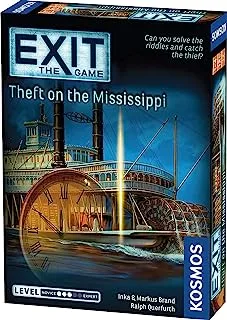 EXIT: Theft on The Mississippi | Escape Room Game in a Box| – Kosmos Family Friendly, Card-Based at-Home Experience for 1 to 4 Players, Ages 12+