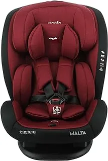 Nania, Malta Convertible Infant Carseat For Group 0+/1/2/3 For 0 To 12 Years (0-36Kg) - Red Black