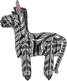 Hema 3D Zebra Foil Balloon, 70Cm