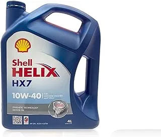 Shell Helix Hx7 10W-40 Synthetic Motor Oil (10,000 Kms, 4 Litres, Pack Of 1)