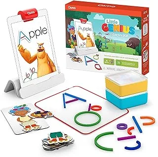 Osmo, Little Genius Starter Kit 4 Educational Learning Games, Ages 3-5 with Phonics And Creativity (Osmo Ipad Base Included), 901-00015