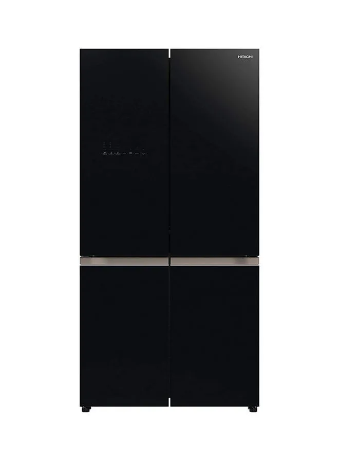 HITACHI Deluxe French Door Refrigerator Glass RWB720VUK0GBK Black