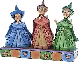 Enesco Disney Traditions by Jim Shore Three Fairies Stone Resin Figurine, Multicolor