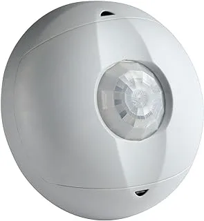 Leviton Osc04-I0W Ceiling Mount Occupancy Sensor, Pir, 360 Degree, 450 Sq. Ft. Coverage, Self-Adjusting, White