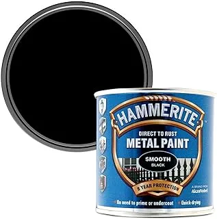 Hammerite Metal Paint Smooth Black 250ml