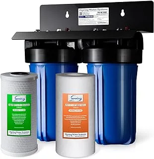 Ispring Wgb21B 2-Stage Whole HoUSe Water Filtration System, With 10