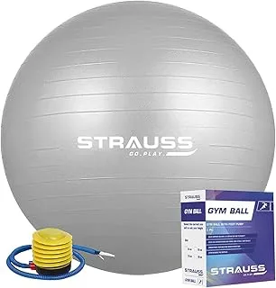 Strauss Anti Burst Gym Ball With Foot Pump