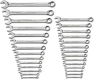 Gearwrench 28 Pc. 6 Pt. Combination Wrench Set, Sae/Metric - 81923