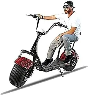 MEGAWHEEL Coco City Harley 60 v Fat Tyre Scooter maroon