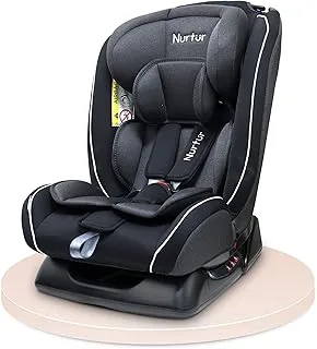 Nurtur Otto Baby/Kids 4-in-1 Car Seat - 4 Position Recline 5-Point Safety Harness – 10 Level Adjustable Headrest, 0 months to 12 years (Group 0+/1/2/3), Upto 36kg (Official Product)