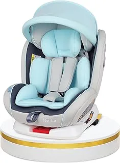 Nurtur Ultra Baby/Kids 4-in-1 Car Seat - 360° Rotation ISOFIX – 9-Level Adjustable Headrest and Canopy 0 months to 12 years (Group 0+/1/2/3), Upto 36kg (Official Product)