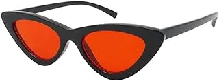 Ocean Glasses-Manhatttan- Shiny Black Frame With Transparent Red Lens