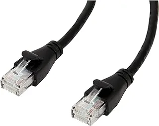 AmazonBasics RJ45 Cat-6 Ethernet Patch Internet Cable - 10 Feet (3 Meters), Black