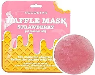 KOCOSTAR Waffle Mask, Strawberry