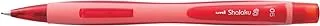 Mitsubishi Shalaku S 0.5 mm Tip Mechanical Pencil, Red