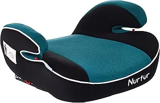 Nurtur Enzo Kids Booster Car Seat - Arm Rest Seat, Blow up Narrow Backless Booster Car Seat for Travel, Suitable from 4 years to 12 years (Group 2/3) - Blue